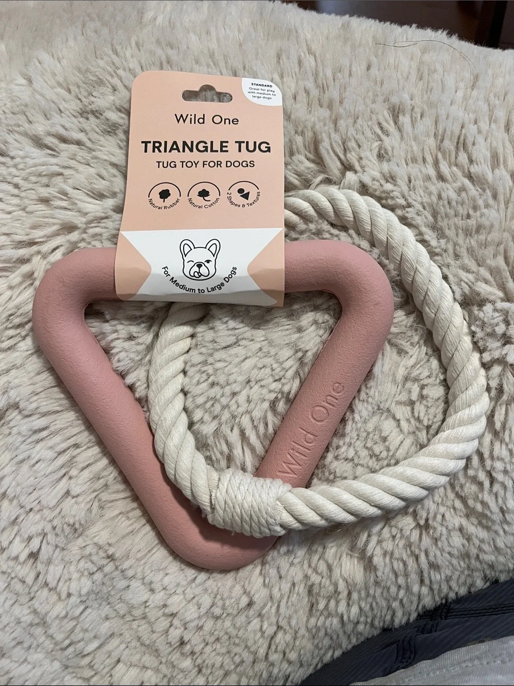 Wild One Triangle Tug Toy for Dogs